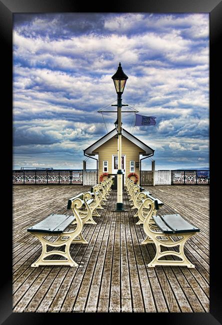 The End Of The Pier Show Framed Print by Ian Lewis