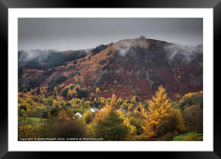 Blaencwm Rhondda Valleys Framed Mounted Print by Heidi Stewart