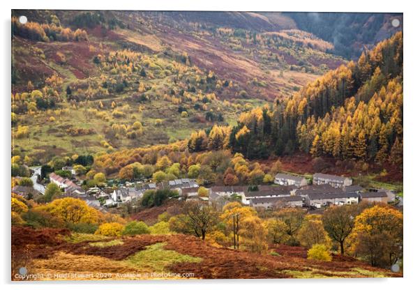 Blaencwm Rhondda Valleys Acrylic by Heidi Stewart