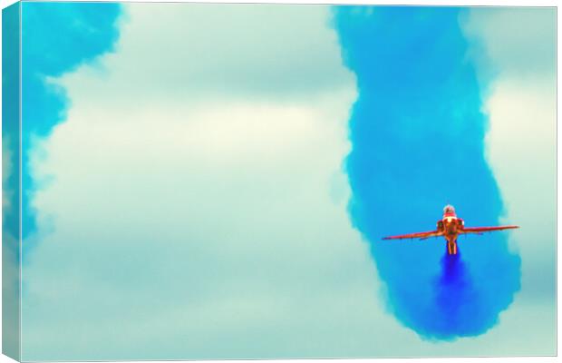 Red Arrow Canvas Print by Michael Smith