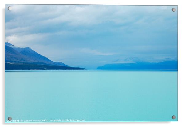 Lake Tekapo - South Island Acrylic by Laszlo Konya