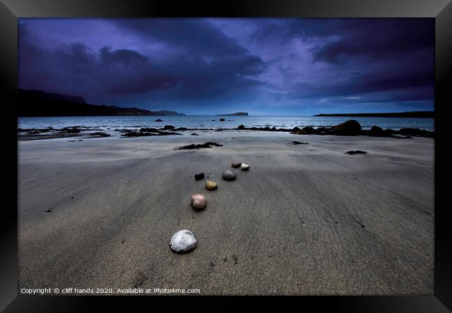 Isle of skye white sands. Framed Print by Scotland's Scenery