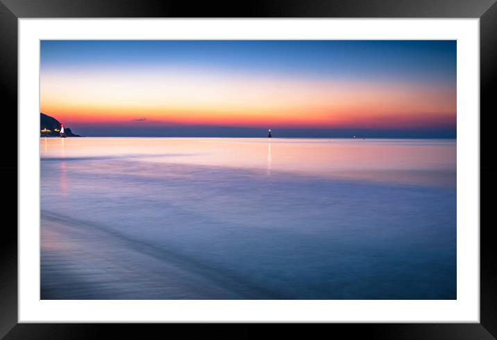 morning view of Busan beach Framed Mounted Print by Ambir Tolang