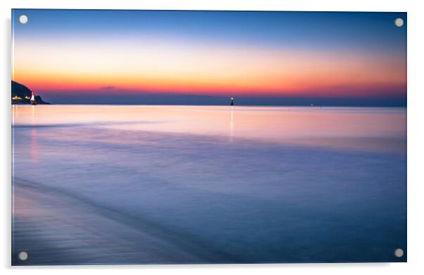 morning view of Busan beach Acrylic by Ambir Tolang