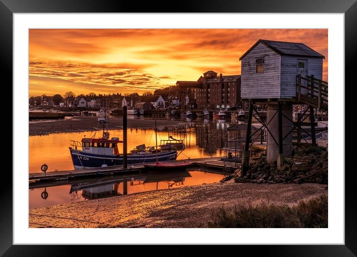 Sunrise at Wells-Next-The-Sea  Framed Mounted Print by Gary Pearson