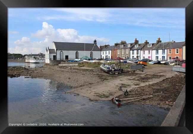Isle of Whithorn Harbour, Scotland Framed Print by Imladris 