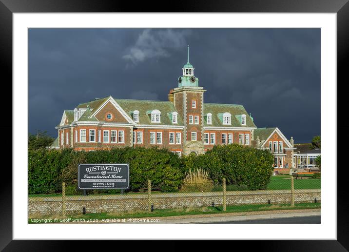 Rustington Convalescent Home Framed Mounted Print by Geoff Smith