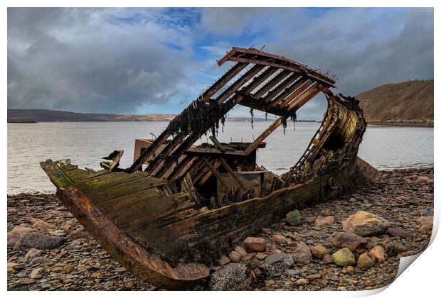 Shipwreck Print by Alan Simpson