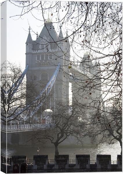 Tower Bridge, London Canvas Print by Dave Turner