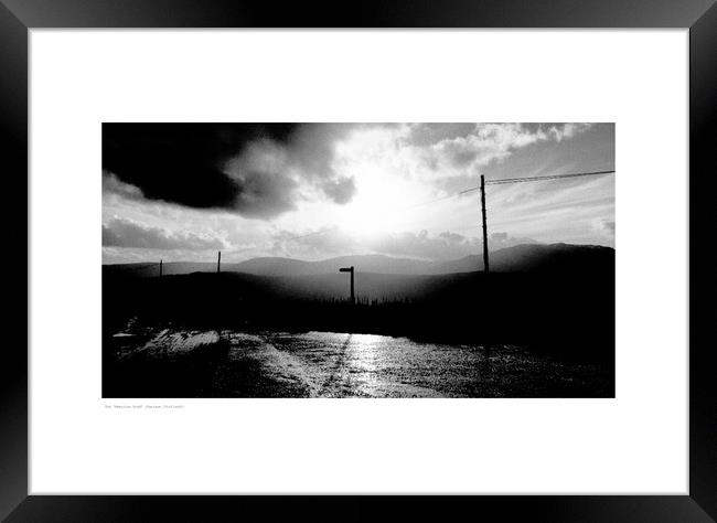 The ‘Yankee Road’ Signpost [Scotland] Framed Print by Michael Angus