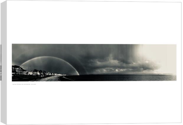 Nuclear Rainbow over Helensburgh [Scotland]) Canvas Print by Michael Angus