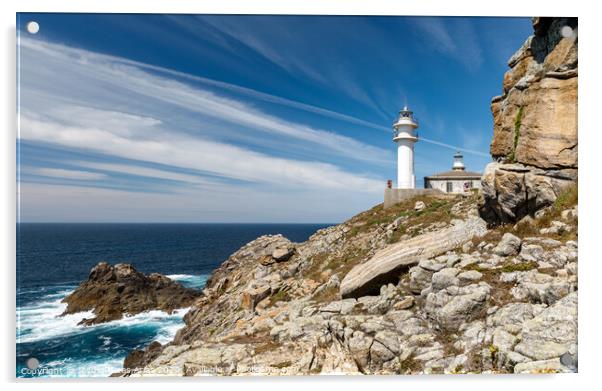 Lighthouse and rocks Acrylic by Jesus Portas Arias