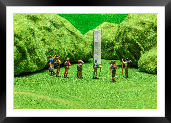 The Smallville Monolith Framed Mounted Print by Steve Purnell
