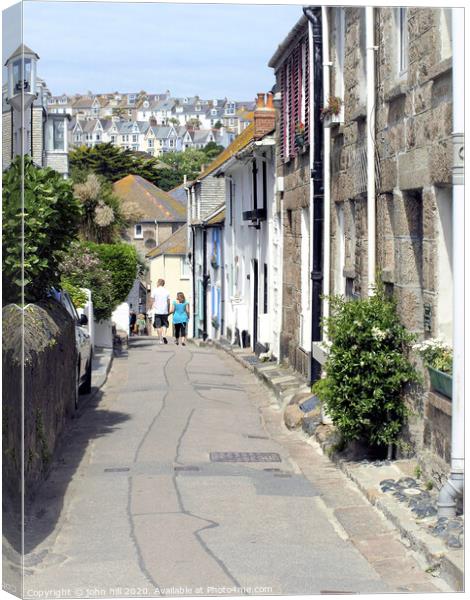 The Warren, St.Ives, Cornwall. Canvas Print by john hill