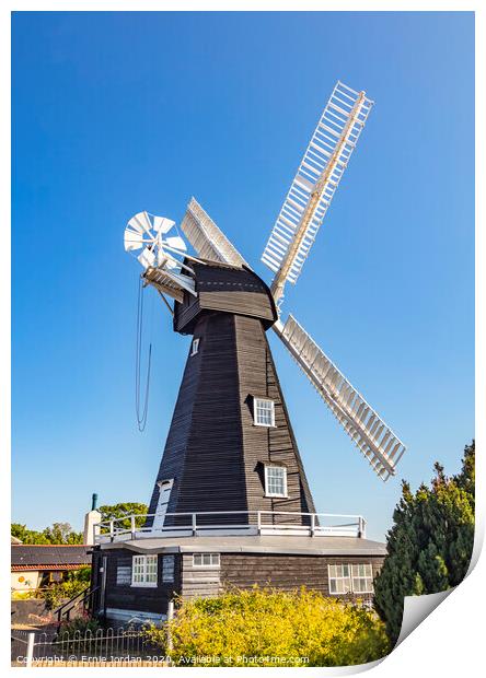 Drapers Mill  Print by Ernie Jordan