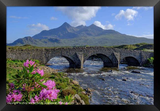 Sligachan Isle of Skye Ross and Cromarty Scotland Framed Print by Chris Warren