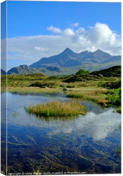 Sligachan Isle of Skye Ross and Cromarty Scotland Canvas Print by Chris Warren