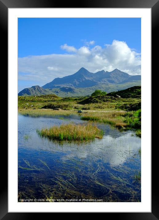 Sligachan Isle of Skye Ross and Cromarty Scotland Framed Mounted Print by Chris Warren