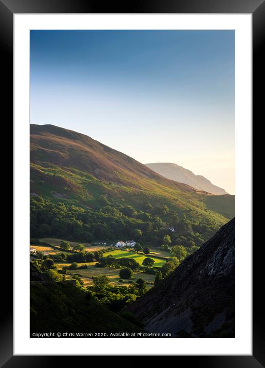 Sychnant Pass Dwygyflchi Conwy Wales Framed Mounted Print by Chris Warren