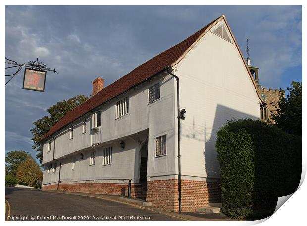 Finchingfield Guildhall Print by Robert MacDowall