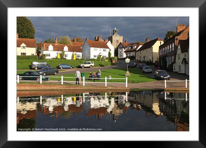 Finchingfield, Essex Framed Mounted Print by Robert MacDowall