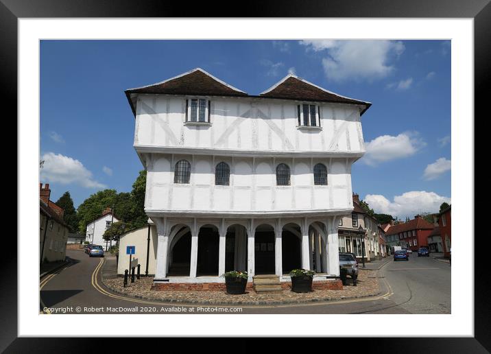 Thaxted Guildhall, Essex Framed Mounted Print by Robert MacDowall