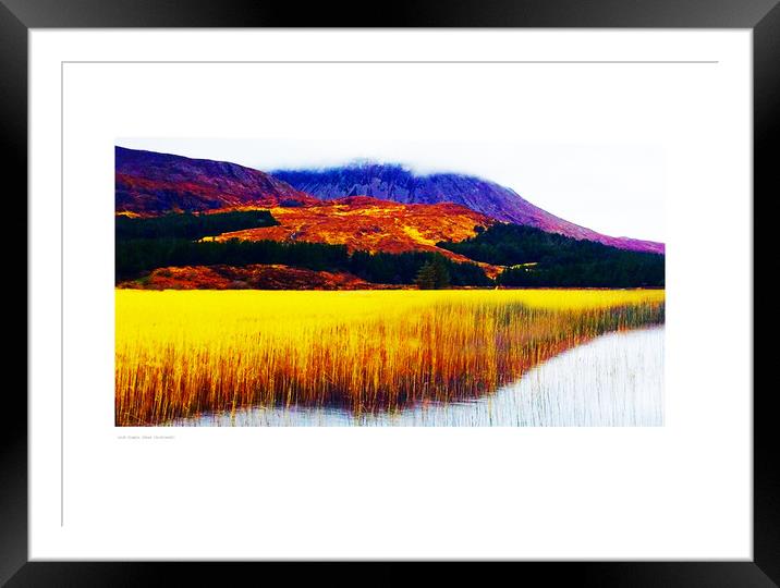 Loch Slapin, Skye (Scotland) Framed Mounted Print by Michael Angus