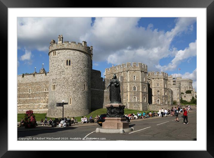 Windsor Castle Framed Mounted Print by Robert MacDowall