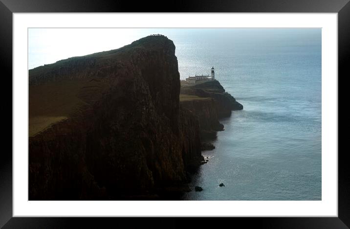 Neist Point Lighthouse Framed Mounted Print by Susan Cosier