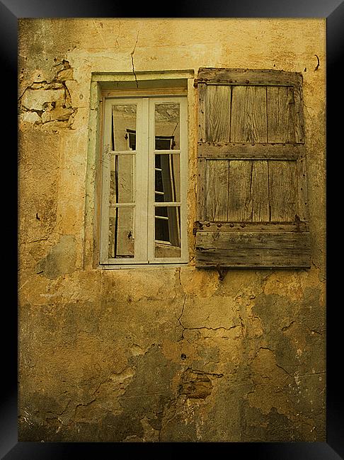 Window in a Window Framed Print by Jacqi Elmslie