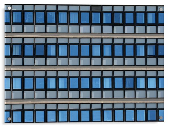 Office Block Acrylic by Will Black