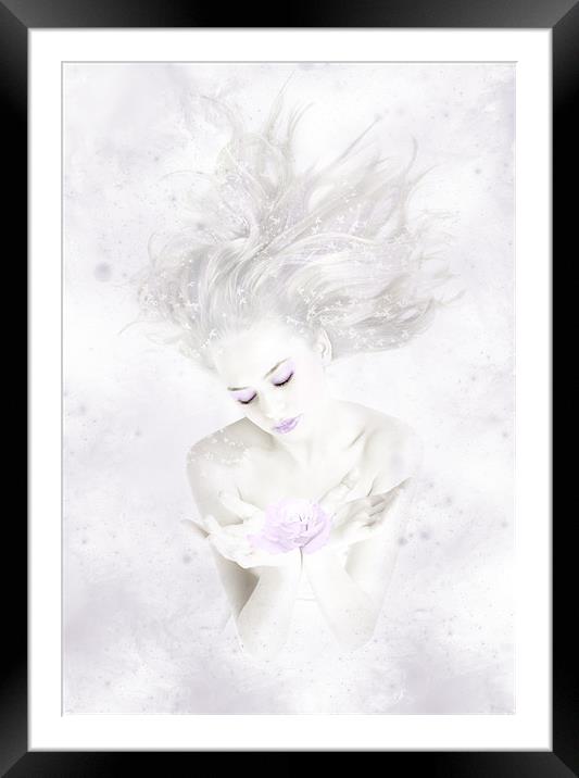 Ice Queen Framed Mounted Print by Julie Hoddinott