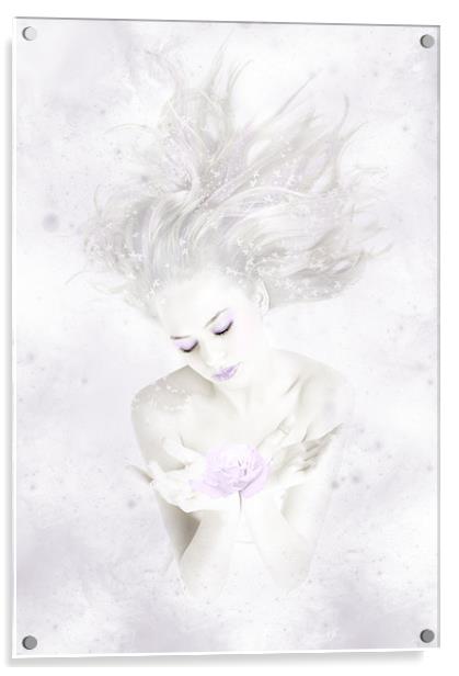 Ice Queen Acrylic by Julie Hoddinott