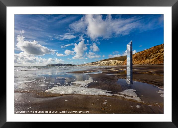 Compton Monolith Isle Of Wight Framed Mounted Print by Wight Landscapes