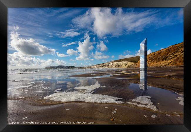 Compton Monolith Isle Of Wight Framed Print by Wight Landscapes