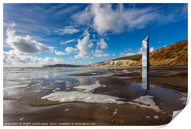 Compton Monolith Isle Of Wight Print by Wight Landscapes