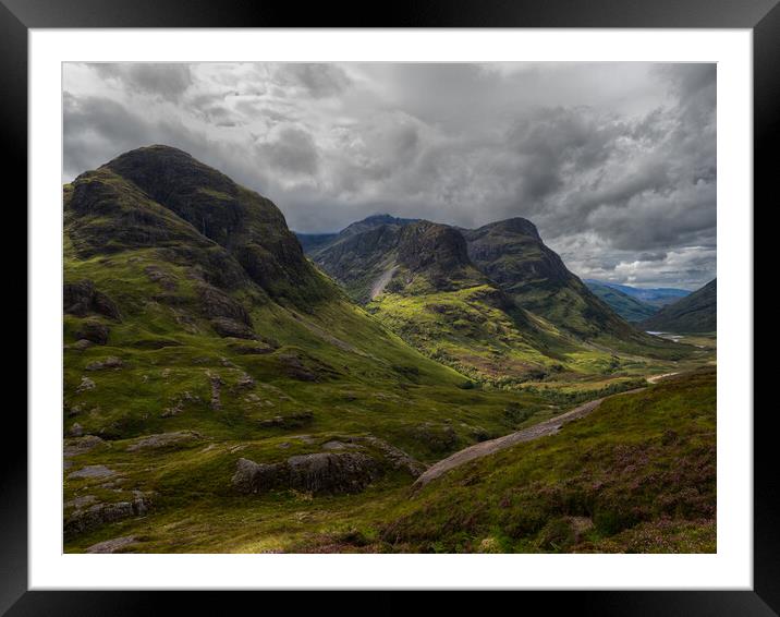 Pass of Glen Coe. Framed Mounted Print by Tommy Dickson