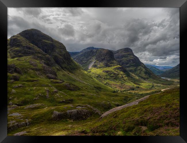 Pass of Glen Coe. Framed Print by Tommy Dickson
