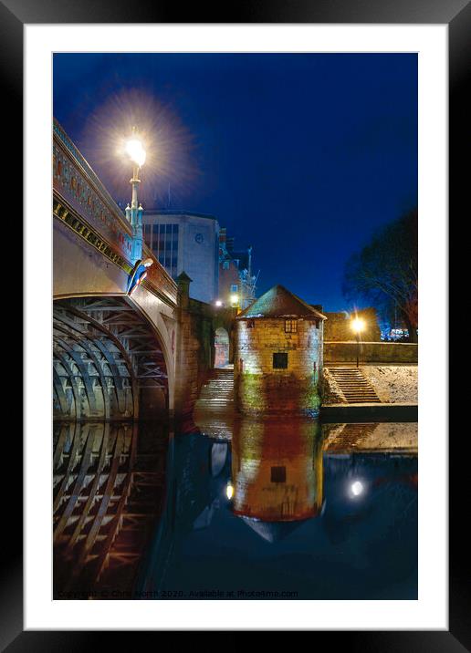 Lendal Bridge, York. Framed Mounted Print by Chris North