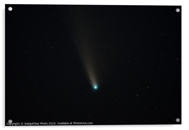 Comet Neowise C/2020 F3 Acrylic by GadgetGaz Photo