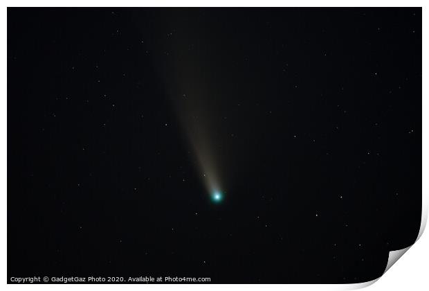 Comet Neowise C/2020 F3 Print by GadgetGaz Photo