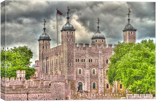 The Tower of London HDR Canvas Print by David French