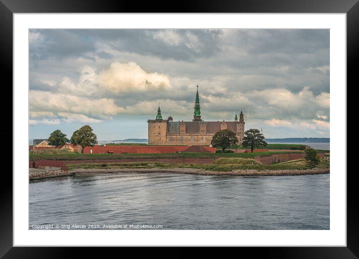 Kronborg is the mysterious castle of Hamlet Framed Mounted Print by Stig Alenäs