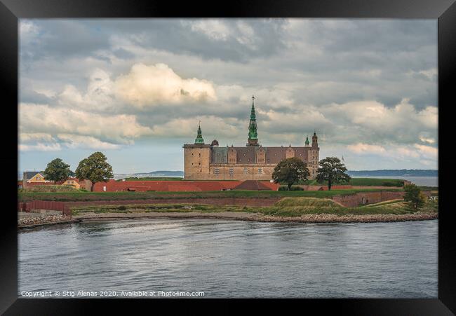Kronborg is the mysterious castle of Hamlet Framed Print by Stig Alenäs