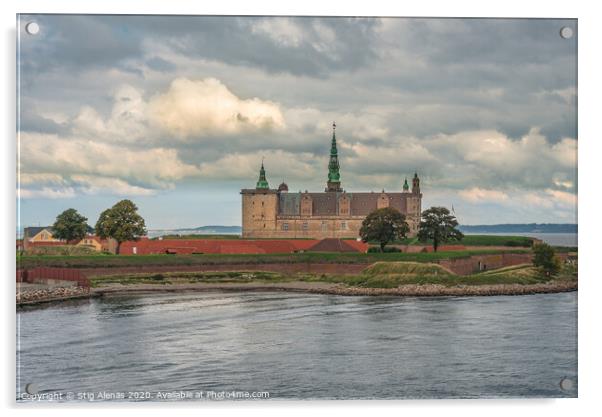Kronborg is the mysterious castle of Hamlet Acrylic by Stig Alenäs