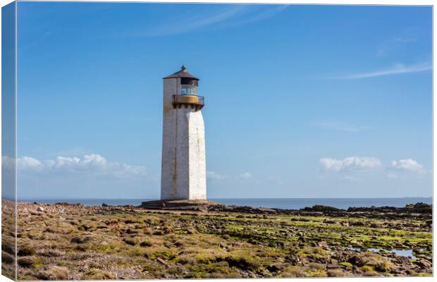 Southerness Lighthouse Canvas Print by David Hare