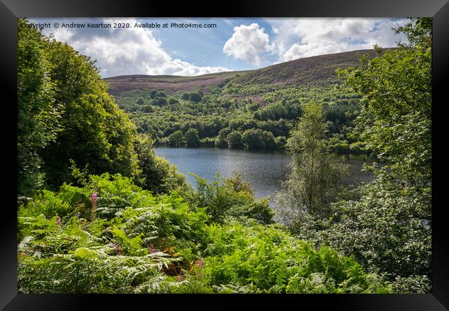 Stalybridge country park, Millbrook, Tameside Framed Print by Andrew Kearton