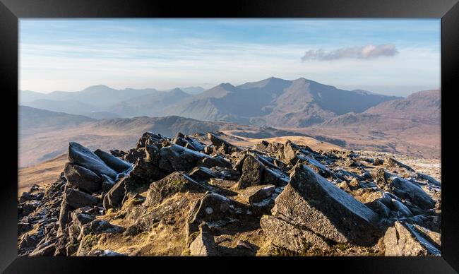 Frost on Moel Siabod Framed Print by Wendy Williams CPAGB