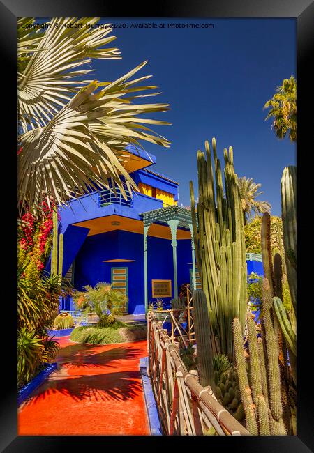 Villa Majorelle, Marrakesh, Morocco. Framed Print by Robert Murray