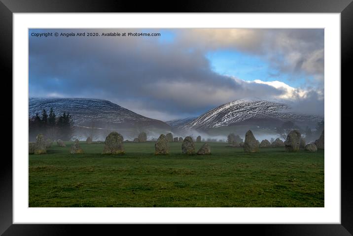 Outdoor mountain Framed Mounted Print by Angela Aird